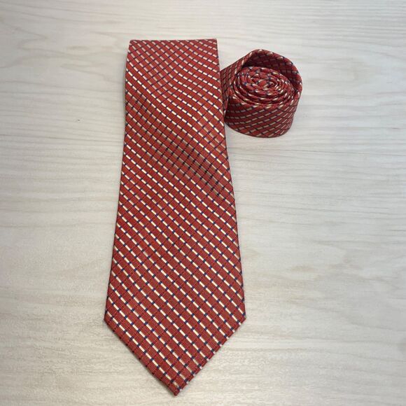 Ermenegildo Zegna Pink 100% Silk Neck Tie Pink Italy Mens - Picture 1 of 6